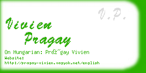 vivien pragay business card